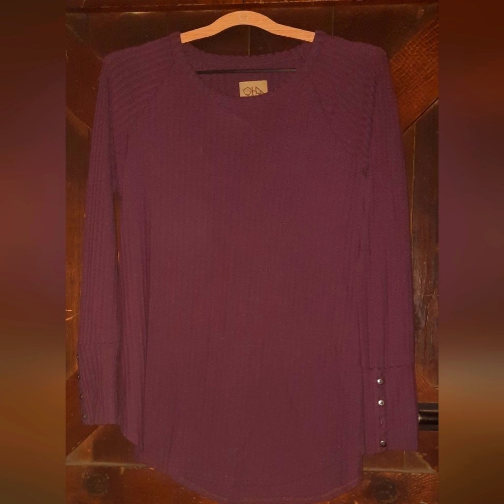 Chaser Purple Long sleeve Sweater